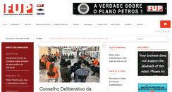 Desktop Screenshot of fup.org.br