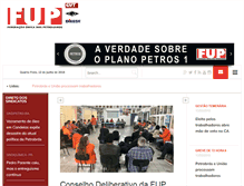 Tablet Screenshot of fup.org.br